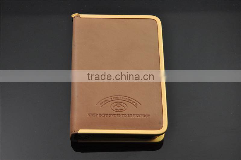 High Quality Cheap Sewing Professional Manicure Set with Exquisite Handle Use Leather Case