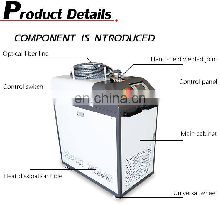 Easy to operate 1000W fiber laser welding machine price handheld welding equipment