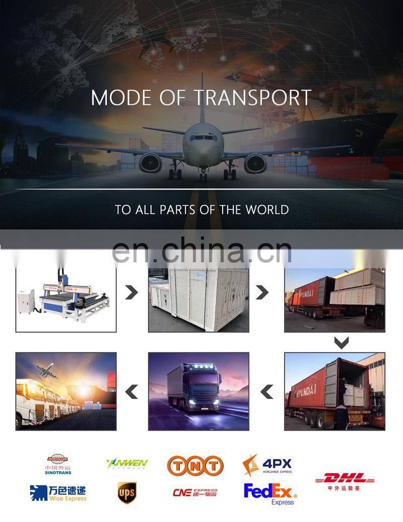 Add rotary axis Wood board/tube carving 3D hollow cutting staircase round handrail cnc carving machine