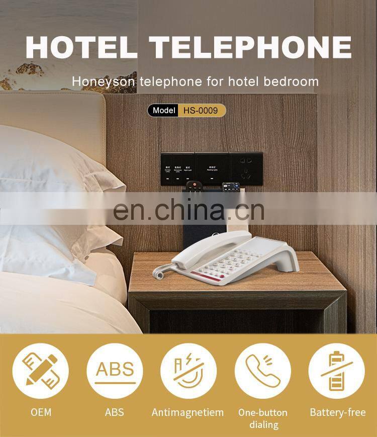 Honeyson hotel guest room phones hospitality HS-0009