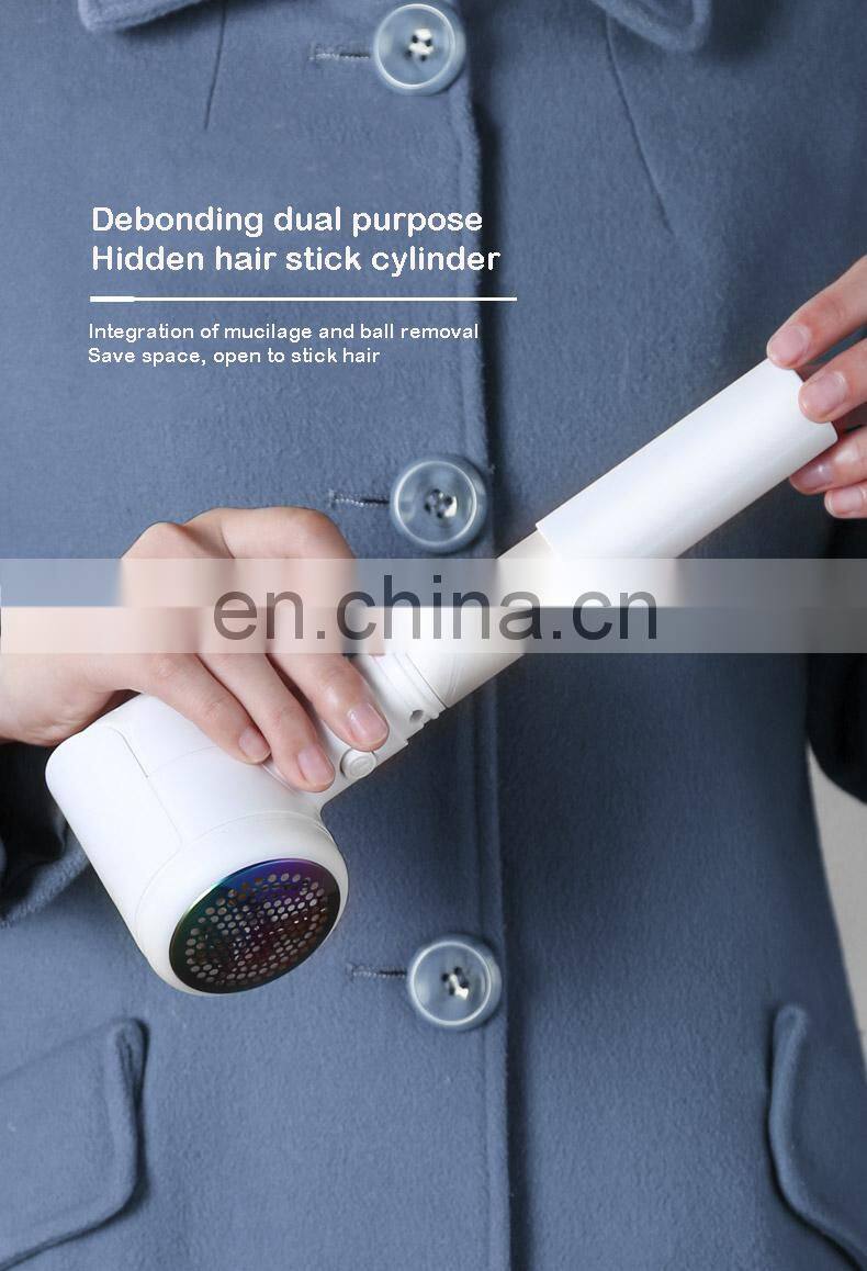 2021 PRITECH Compact Size Rechargeable Usb Charging Cable Portable Lint Remover Clothes