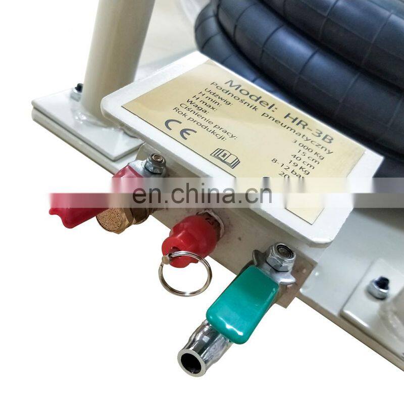 Fast lift air bag jack with triple nature rubber bags safe air jack