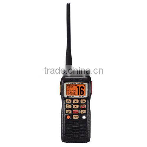 851 STANDARD HX851L 6W FLOATING VHF W/GPS motorola larga distancia walkie talkie