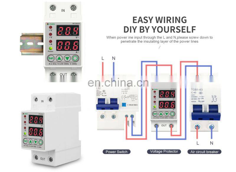 Overvoltage Undervoltage Relay Phase Sequence Asymmetry Control Relay