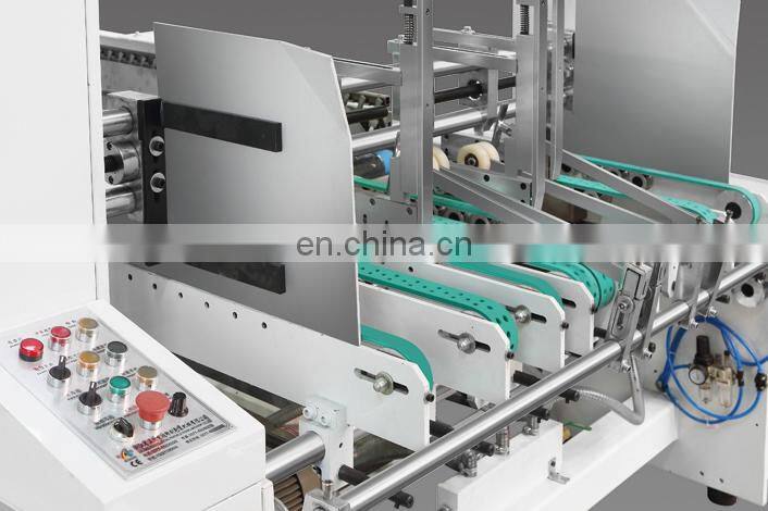 ZH-A580PS corner folder gluer Box Folding Automatic Folder Gluer Machine