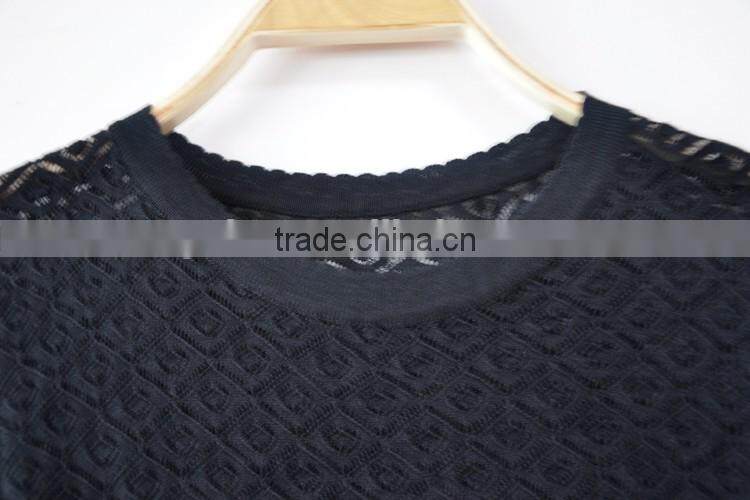 Women Pullover Round Neck Sweater Summer Breathable Sweater for Women