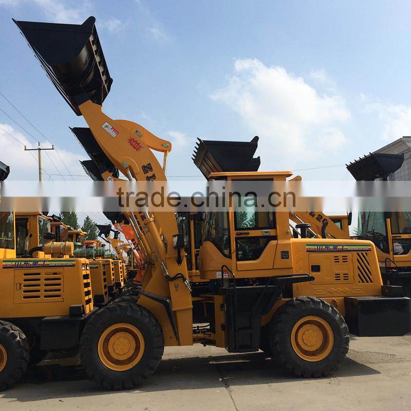 zl30 wheel loader mini with good quality loader bucket