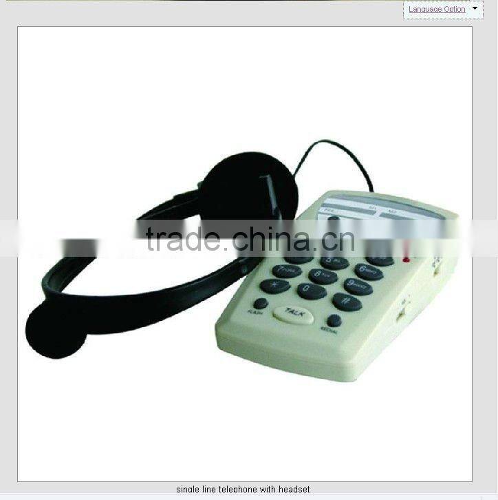 High-quality and cheap rj11 telephone handset for caller center service