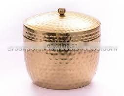 aluminium cast wax candle jar