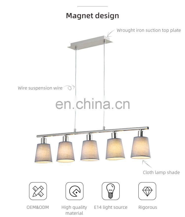 HUAYI European Style Post Modern Home Decoration Restaurant Hanging Pendant Lighting Chandelier