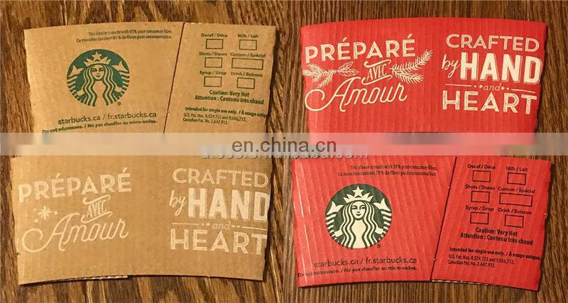 UFG600B Automatic Disposable Coffee Corrugated Carton Paper Cup Sleeve Jacket Forming Making Machine