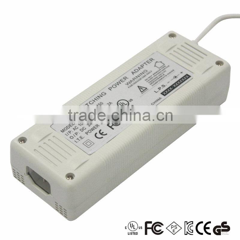 120w UL approval 24v 5a power adapter