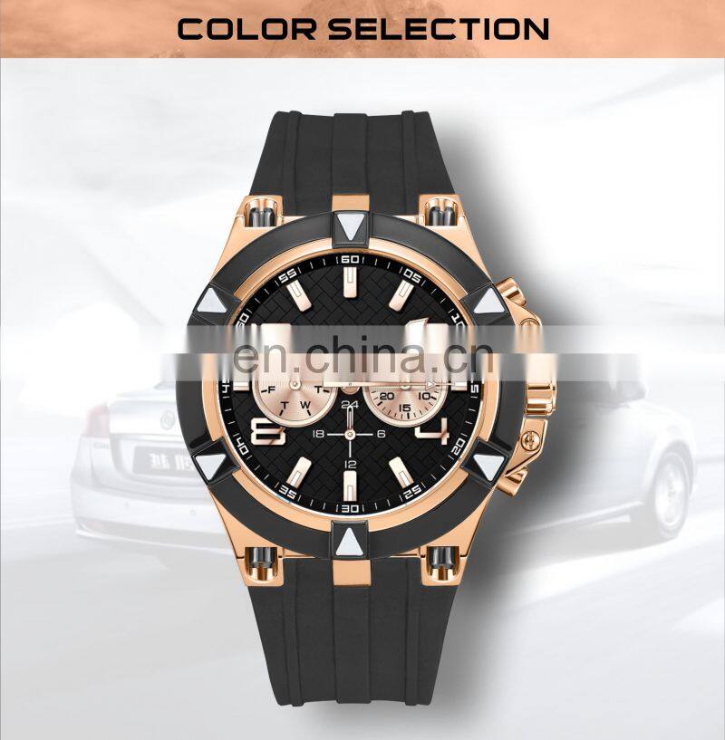 Blue Your Own Brand Sport Watches Custom Logo Watches High End Men Watch