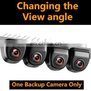 Universal night vision automatic assist intelligent dynamic track parking line car reversing wide angle rear view camera