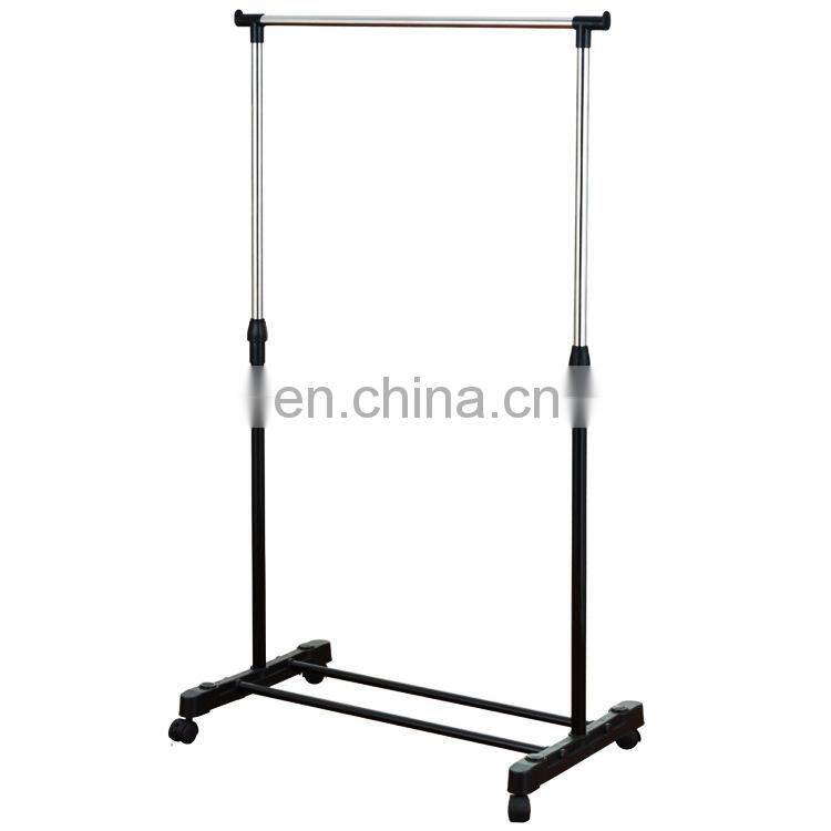 Not occupying space dormitory balcony hanger household horizontal bar stainless steel hanger