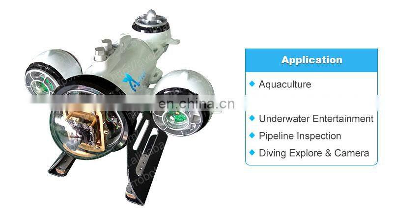 75m blue tooth controlled underwater drone with hd camera