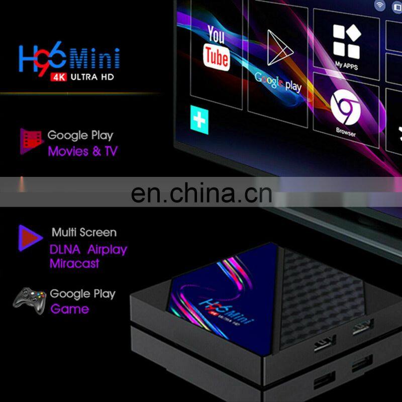 The latest Android 10.0 TV Box supports tiktok H96 Mini V8 RK3228A 1G/2G