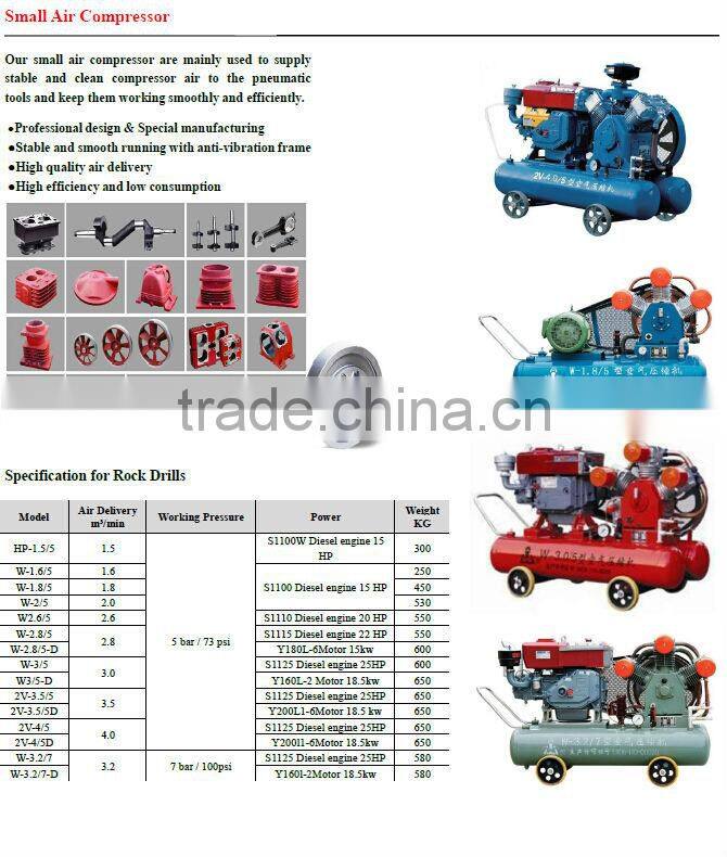 Quality professional belt driven piston air compressor