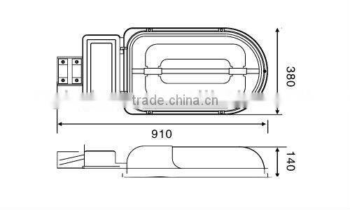 HB 100-300V 80-250W induction lamp induction street lighting