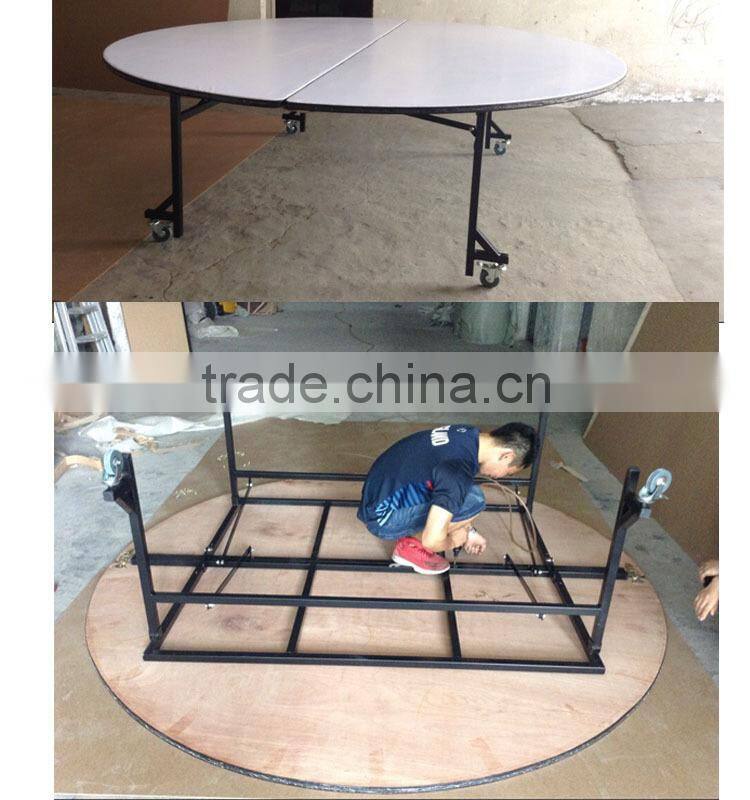 6FT Activity Collapsible round table with casters