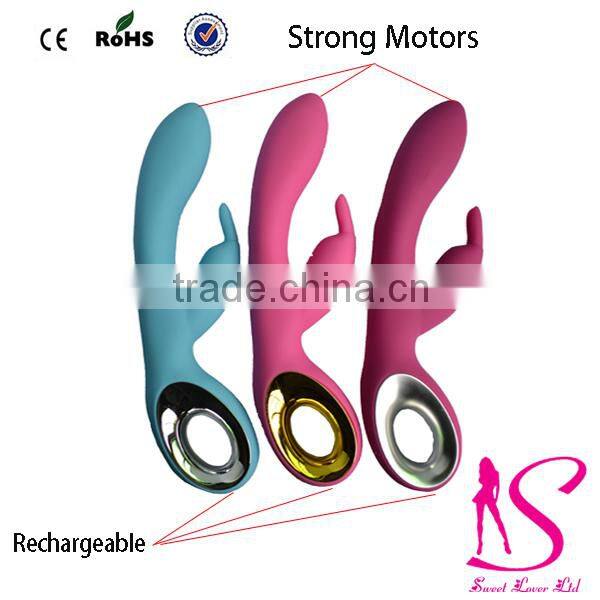 China Good quality powerful waterproof free vibrating dildo for women G point vibrator