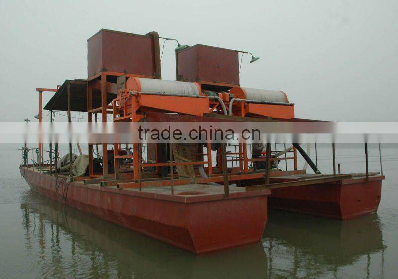 magnetic separator for processing wet iron ore / iron ore magnetic separator / sea sand magnetic separator