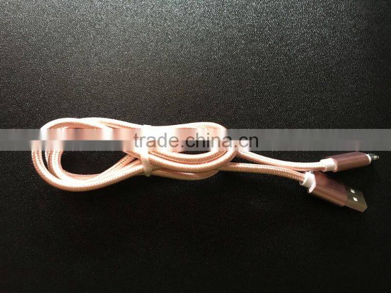 2016 new arrival multi-purpose usb cable LM usb cable 2in1 usb cable one port for iphone and Android
