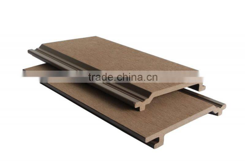 green material wood plastic composite wall panel for sale