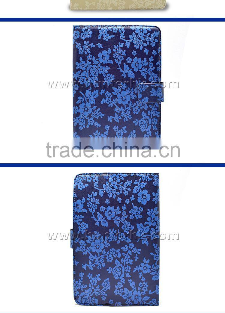 9-10" Universal Vintage Floral Flap Computer Case