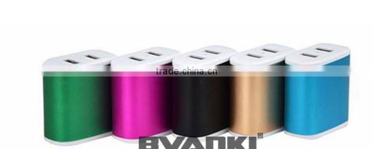 Mobile phone accessories manufacturer foldable dual 2 port usb charger, portable low price china wall usb Charger with IC chip