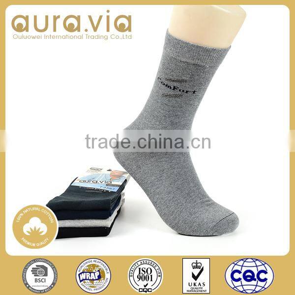 New Arrival Custom Design long cotton tube men sock