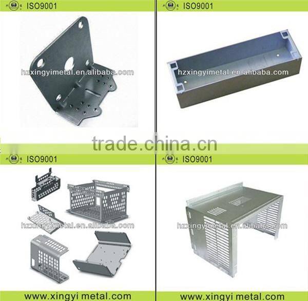 Aluminum punch 1060 Powder coated RAL8019 grey Brown Bending Bracket