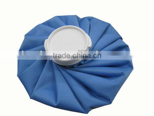 9'' solid blue fabric ice bag