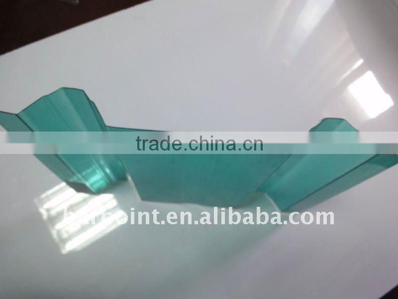 Polycarbonater trapezoidal wave sheet