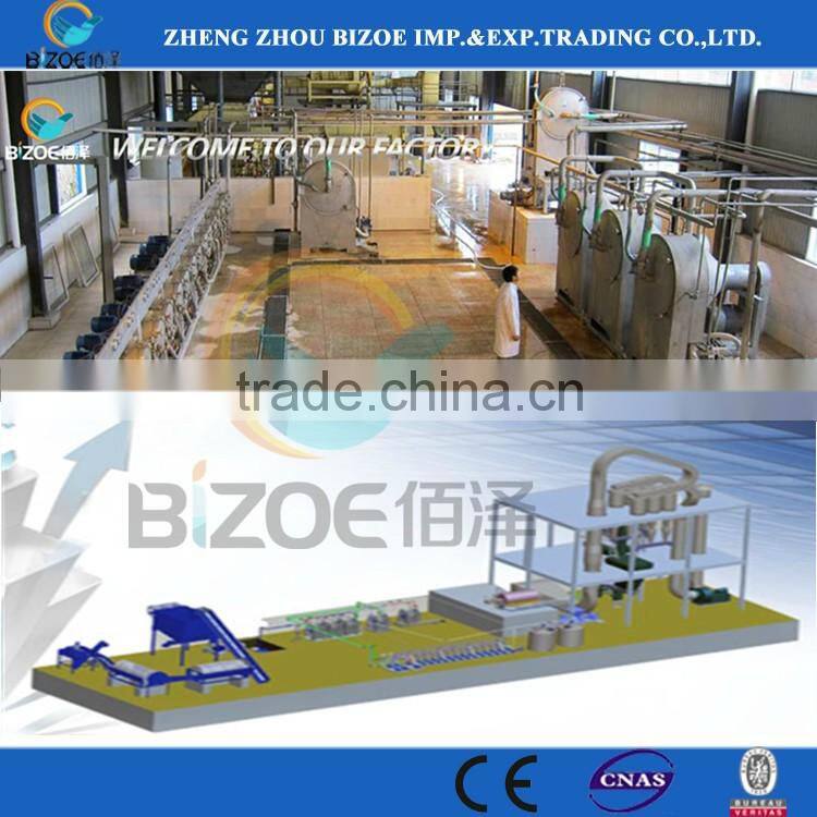 Europe technology cassava potato starch production machine