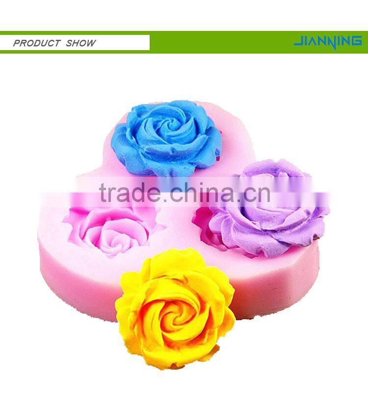 Rose Flower Silicone Cake Mold Fondant Chocolate SugarCraft Decorating Mould