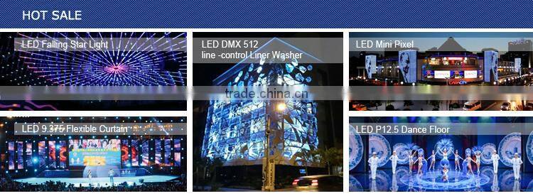 dmx 3d LED tube LED shooting star christmas lights