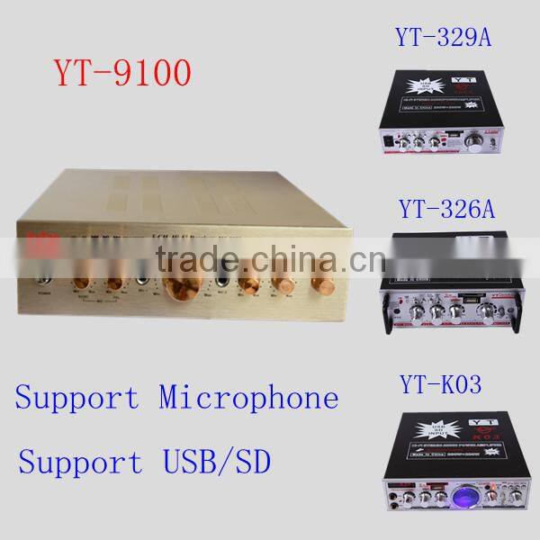 Audio china amplifier sound car subwoofer with speaker AV-9100