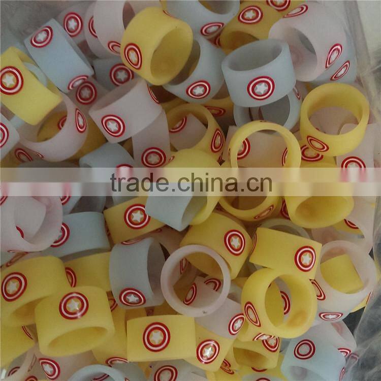 2015 new arrival ! custom logo silicone rubber vape band, rubber band bracelet patterns, multicolor cheap rubber vape band
