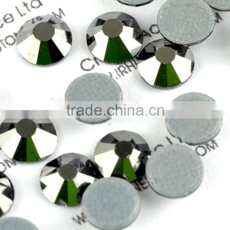 Hotfix rhinestone, 14 facets xilion rose cut Hot Fix strass stone crystal for wedding dress