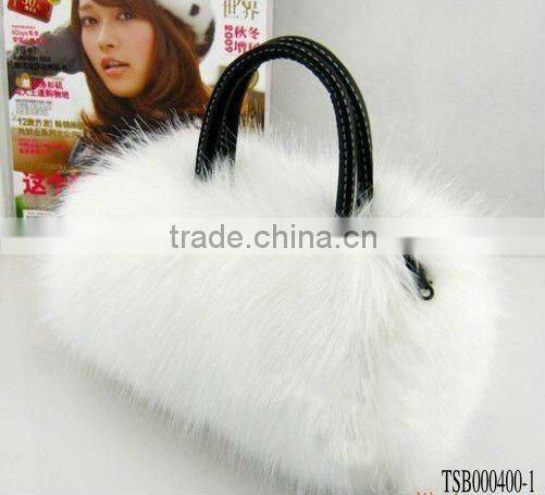 new arrival hot sale fashion various colors fake fur bag