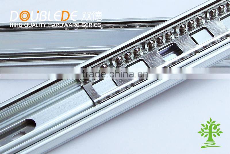ball bearing drawer slide rail/slow motion drawer slide/telescopic channel drawer slide