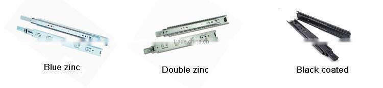 ball bearing drawer slide rail/slow motion drawer slide/telescopic channel drawer slide