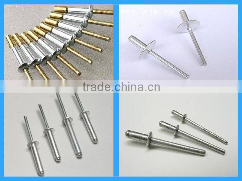 2015 Hot Sale All Size High Quality Bright Coated Pulling Rivets