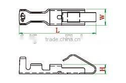 Automotive wire connector terminal