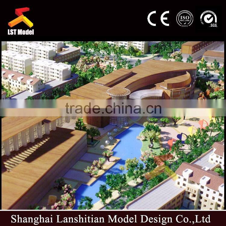 architectural miniature scale models for apartment residential buildings