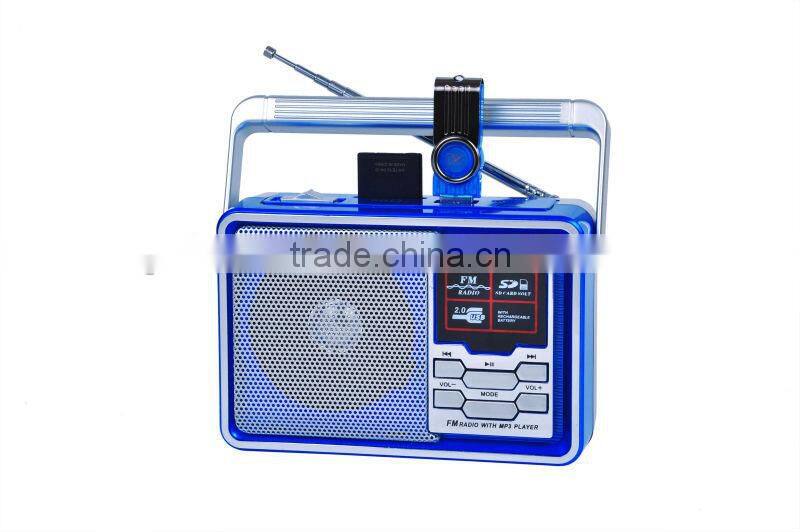 Manufacturer Supply Rechargeable Portable Mini Speaker with fm Radio