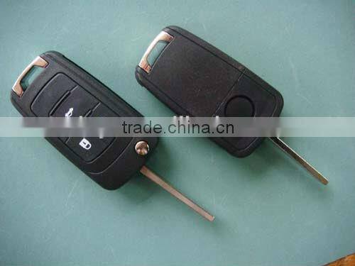 Tongda 3 button flip key shell,key blank for Chevrolet Cruze