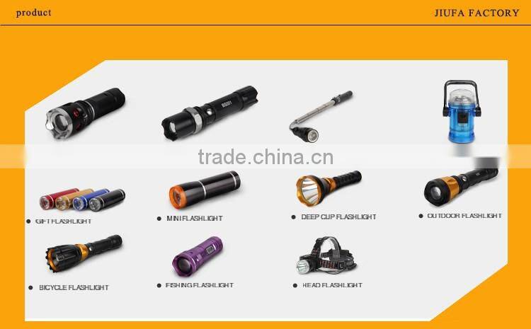 JF Rotate the zoom T6 headlights glare outdoor flashlight