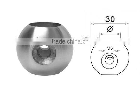 The stairs and corridor stainless steel circular connector